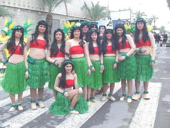 El desfile del Carnaval de adultos llena de colorido las calles de Totana, Foto 8