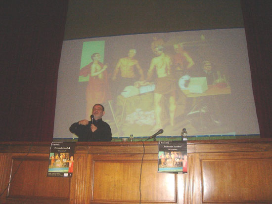 El dramaturgo Fernando Arrabal ofreci una conferencia en Totana, Foto 1