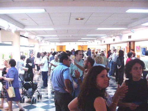 Los alumnos de pintura de la Universidad Popular exponen durante estos días sus trabajos, Foto 1