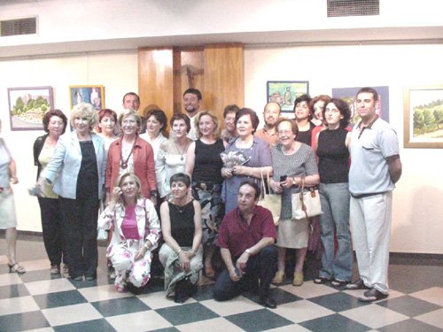 Los alumnos de pintura de la Universidad Popular exponen durante estos días sus trabajos, Foto 4