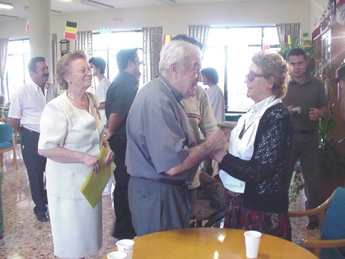 El obispo emrito Javier Azagra visita La Pursima con motivo de los actos del Da Internacional de las Personas Mayores, Foto 1