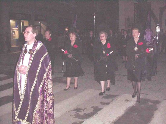La solemnidad y el silencio presidieron la procesión de Miércoles Santo, Foto 1