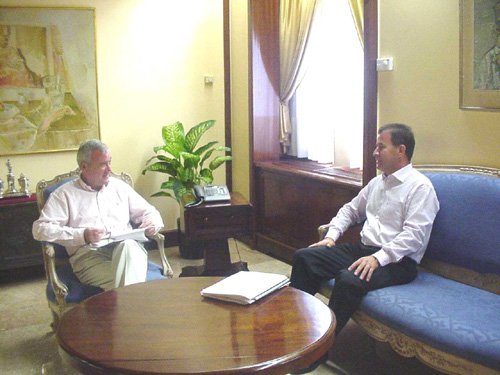 Valcárcel se compromete con el alcalde a impulsar la celebración del Año Jubilar de Santa Eulalia en Totana, Foto 1